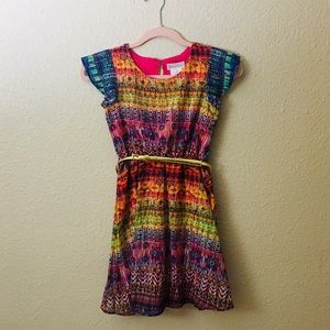 NEW Boutique Youth Girl’s Size 10 Colorful Dress